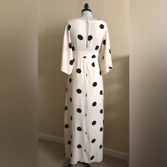 White and Black Maxi Dress - Picture 5 of 5